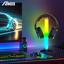12Pack USB Smart DesktopAtmosphrenlicht GamingLicht mit abnehmbarem Kopfhrerhalter buntes DesktopRGBAtmosphrenlicht MultiModeSpielzimmerlicht