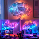 3DWolkenlichtSet mit MusikSynchronisation DIY Spa Wolkenlicht Kreativer WandEcke des Magischen Wolkeneffekts USBStromversorgung Geeignet fr Spielzimmer und Schlafzimmerdekoration Hotels Cafs Restaurants