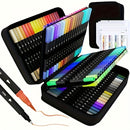 Duale PinselArt Marker 60 Farben Professionelles KnstlerStifteset Kunststoffmaterial flexible Pinsel und feine Spitze fr Malbcher fr Erwachsene Bullet Journaling Skizzieren Weihnachts und HalloweenGeschenke