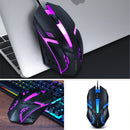 Zweischlsseliger kabelgebundener GamingMaus mit 7FarbenLEDAtem ergonomischem Design mechanischer Empfindlichkeit optischem Motor USBKabel rutschfester Scroll fr Desktop und Laptop kompatibel mit Windows 10  Keine Batterie erforderlich